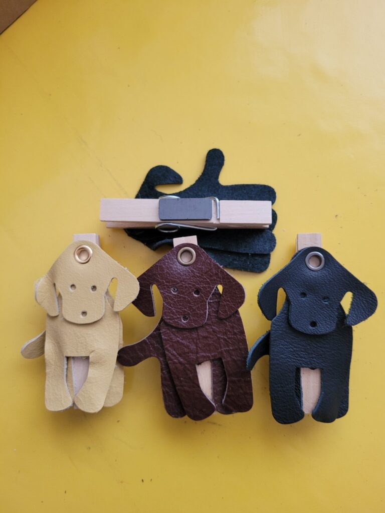 Leather Dog Memo Pegs The Labrador Lifeline Trust